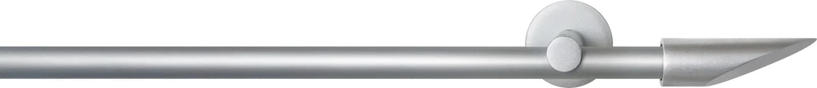 GARESA SEFRA Gardinenstange Silber Aluminium 360cm