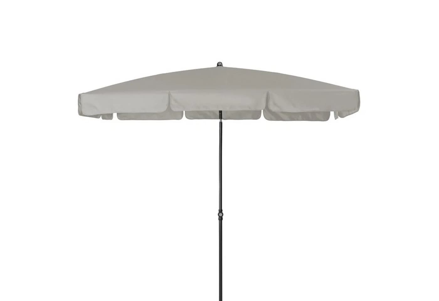 doppler® Rechteckschirm Waterproof hellgrau wasserdicht