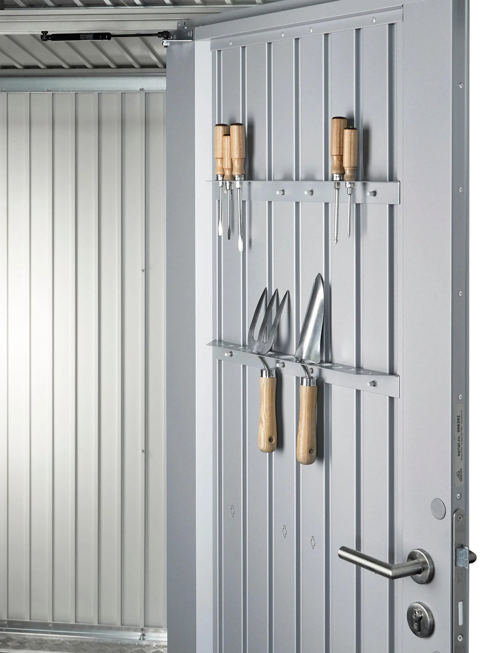 Gartengerätehalter BioHort HighLine Silber Metall