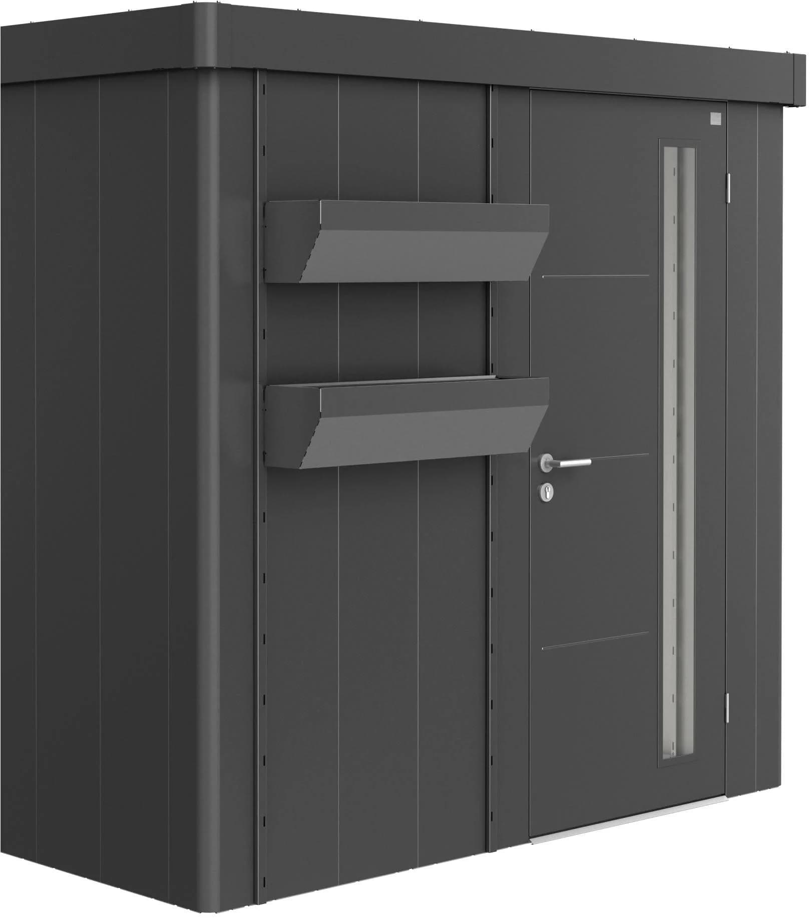 BIOHORT FLORABOARD NEO Blumenkasten - 84x205x24 cm - Grau