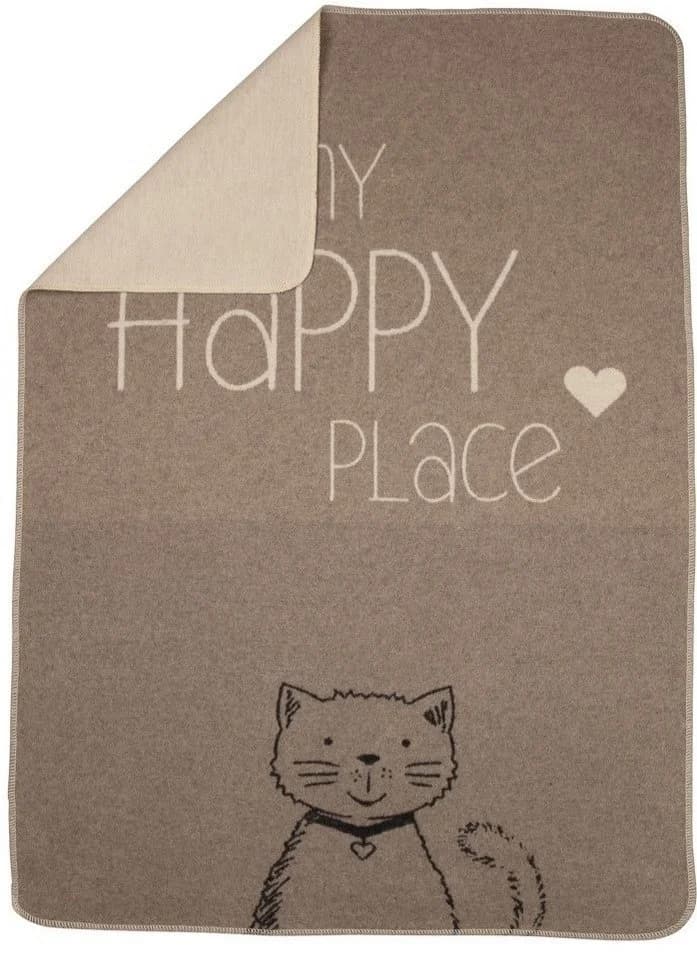 DAVID FUSSENEGGER Katzendecke 'my happy place' Rauch-Beige