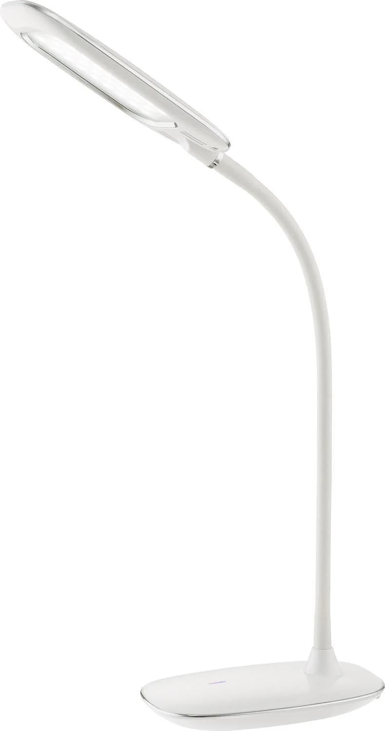 Globo Tischleuchte MINEA I Weiß Touch USB Flexo