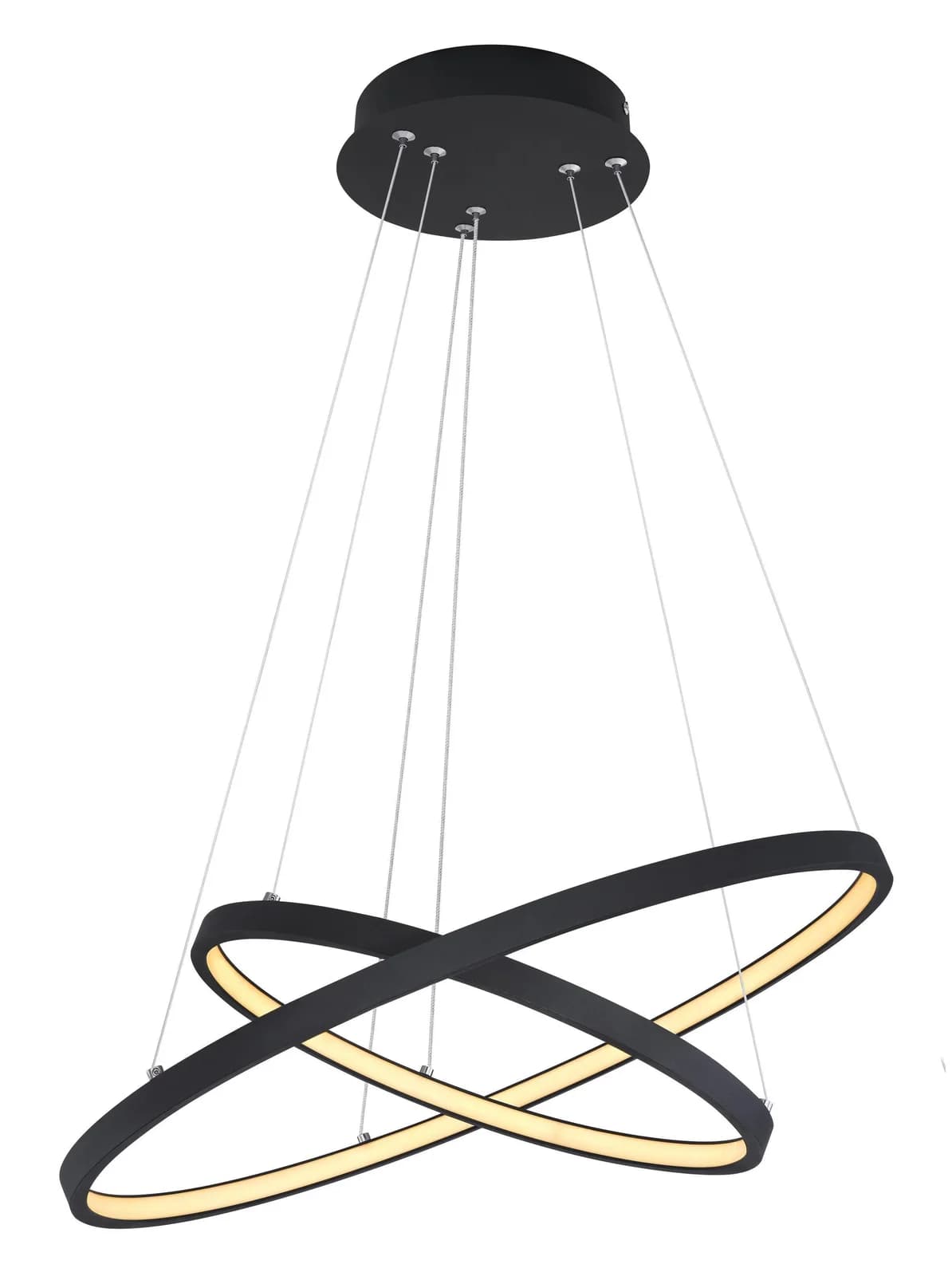 GLOBO Lighting Hängeleuchte RALPH Schwarz Dimmbar
