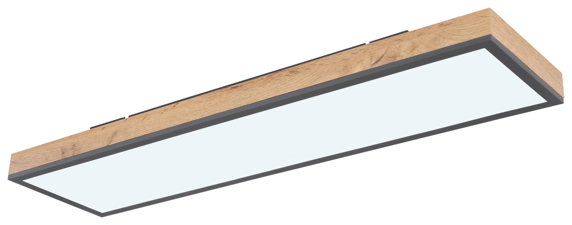 GLOBO LIGHTING LED Deckenleuchte DORO Grau Braun Dimmbar