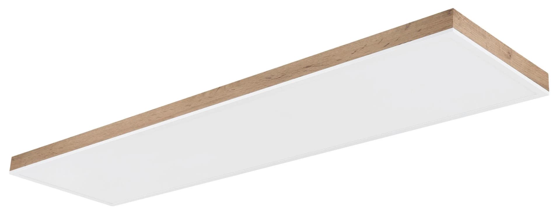 LED-Deckenlampe Doro 120 cm Holz Dunkel CCT