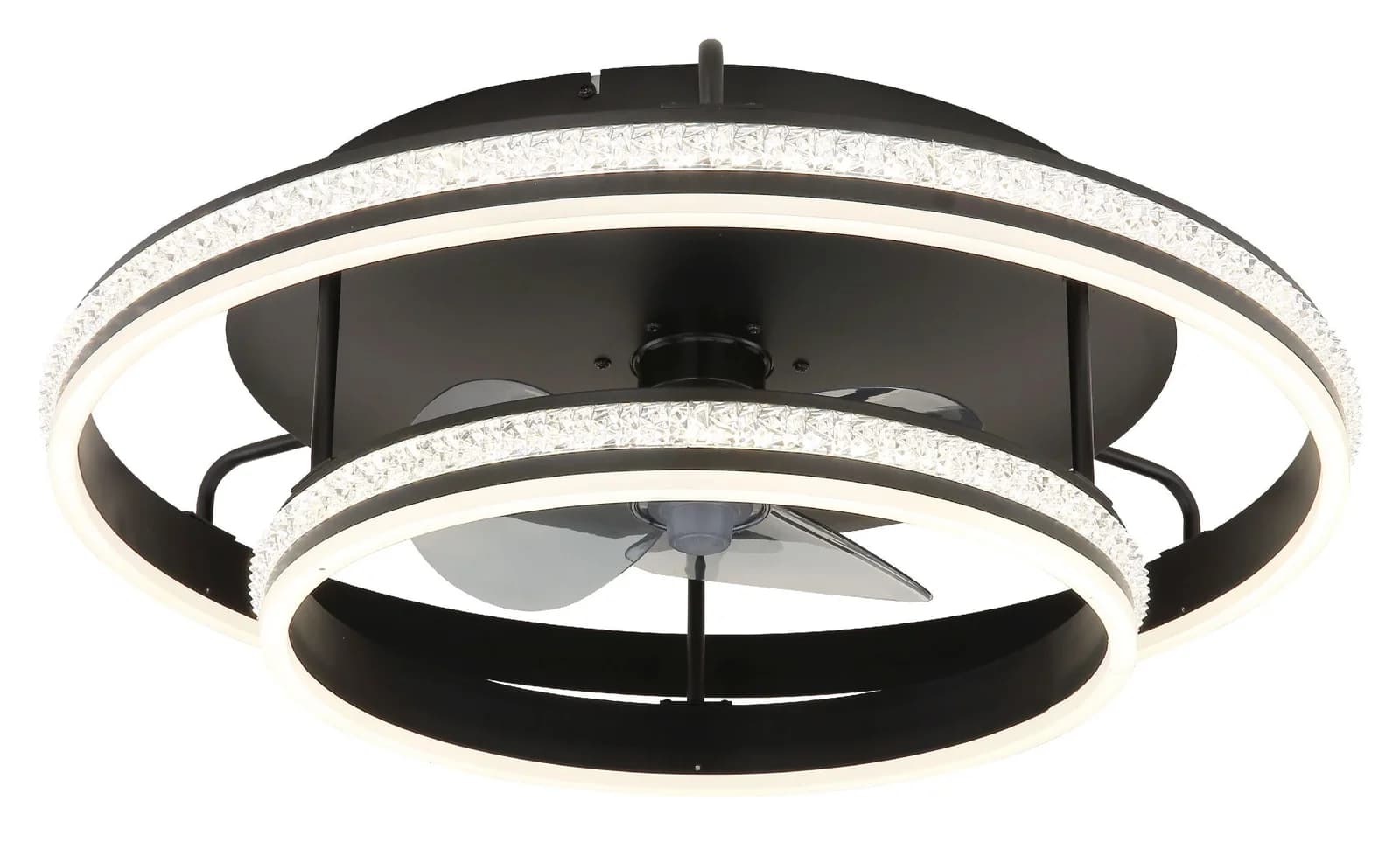 GLOBO Deckenventilator KENDALL Schwarz Matt mit LED & Fernbedienung
