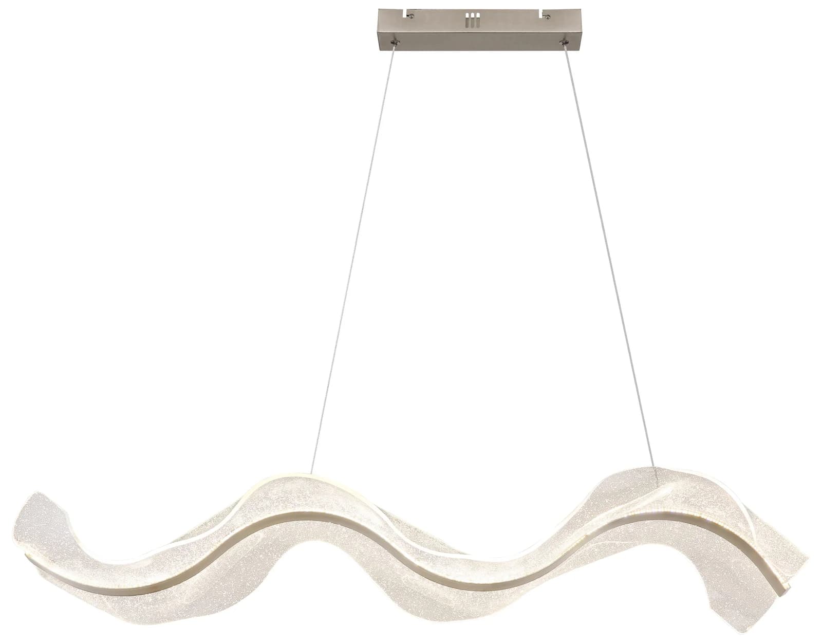 Globo Lighting Hängeleuchte SAQUE Nickel Matt Dimmbar LED