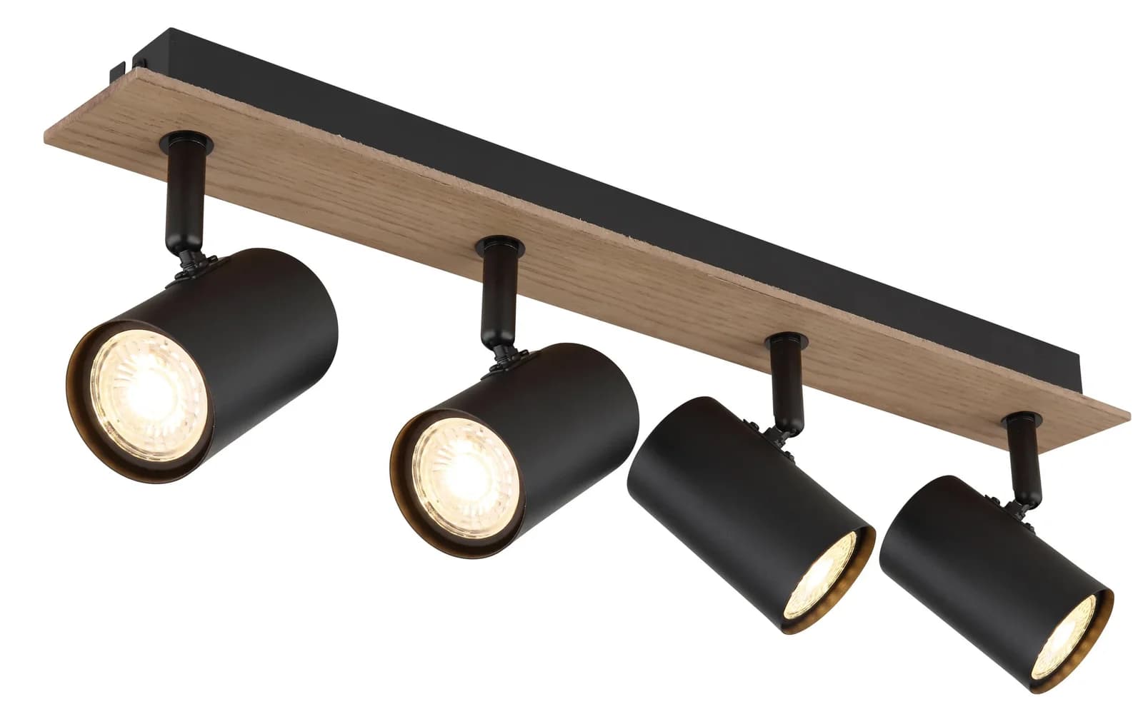 GLOBO Lighting Strahler LINCA Schwarz Metall 4x GU10