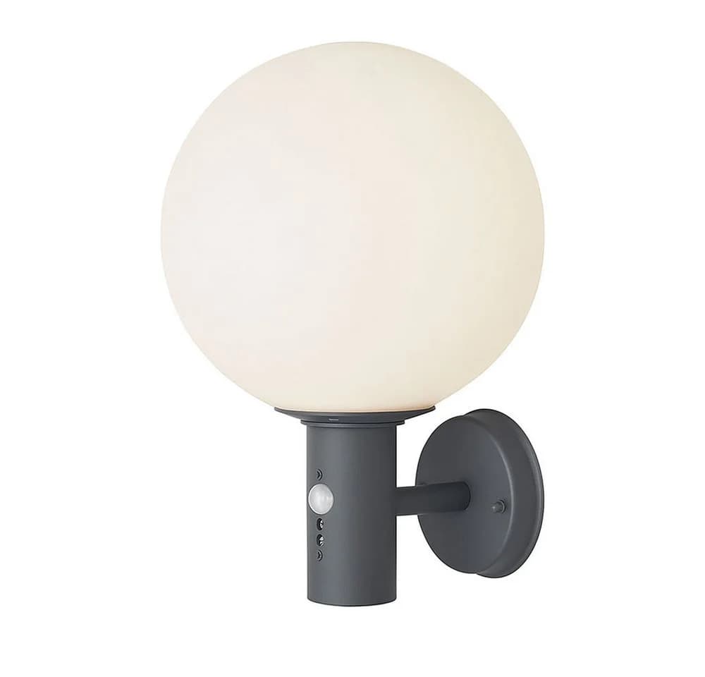 GLOBO LIGHTING LED Außen-Wandleuchte Anthrazit Bewegungssensor IP44