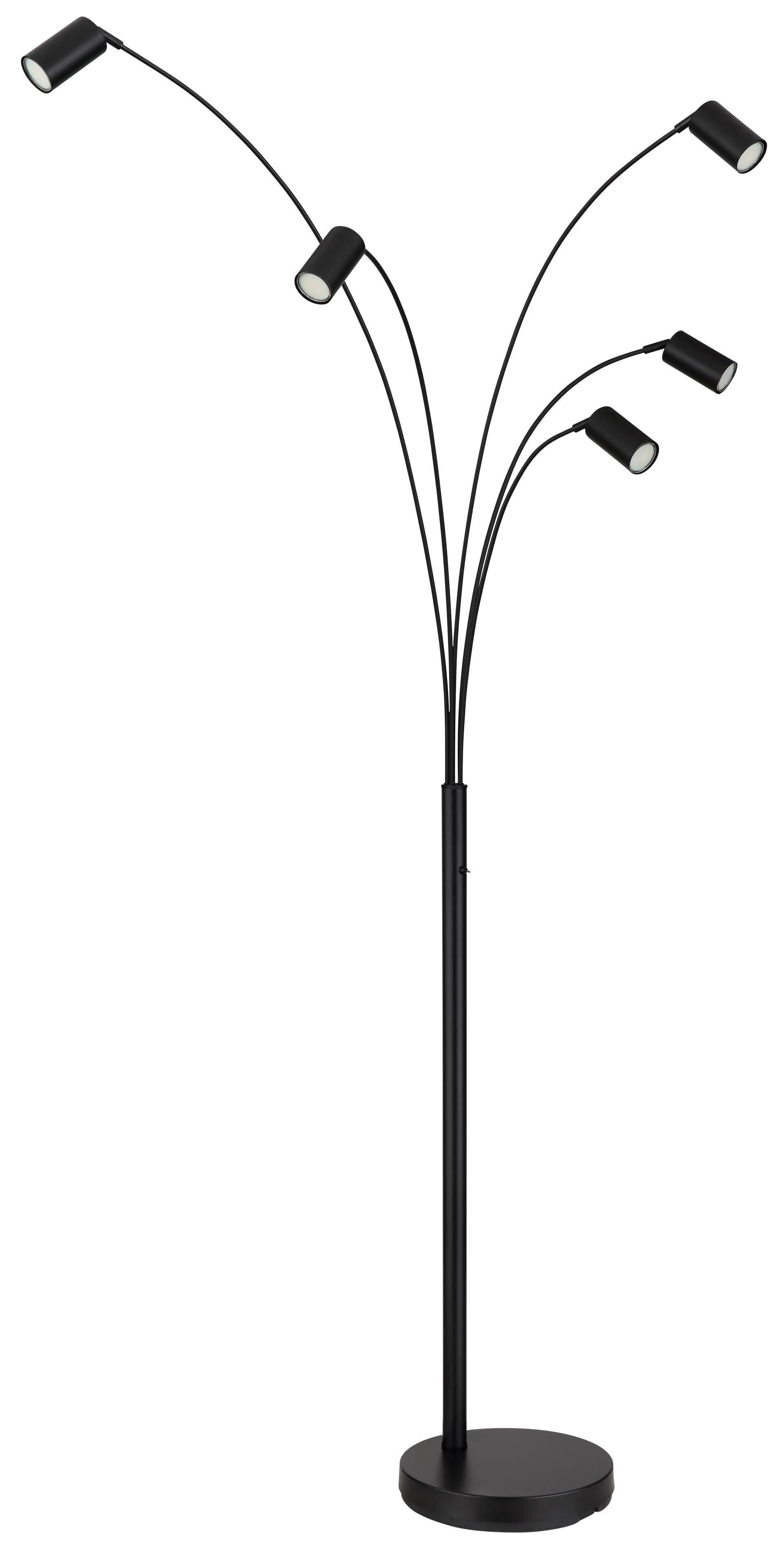 GLOBO LIGHTING Stehlampe ROBBY Schwarz Metall Modern