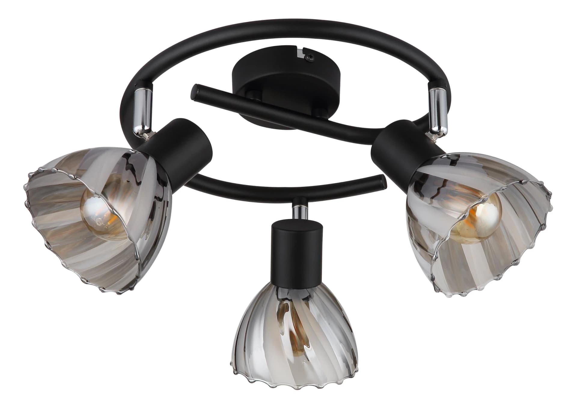 GLOBO Strahler ZACHERY Schwarz Metall