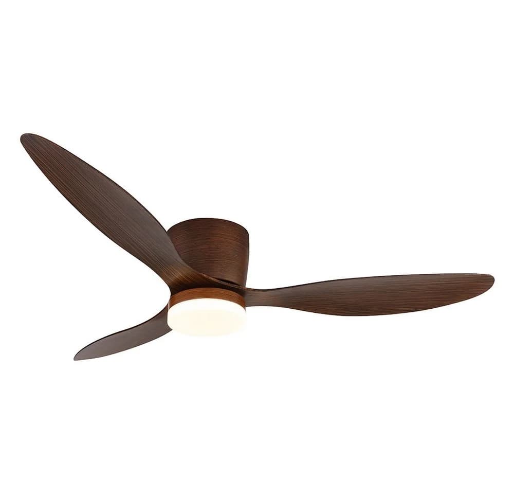 Deckenventilator ARMANDO Holzoptik Dunkelbraun 11 Geschwindigkeitsstufen