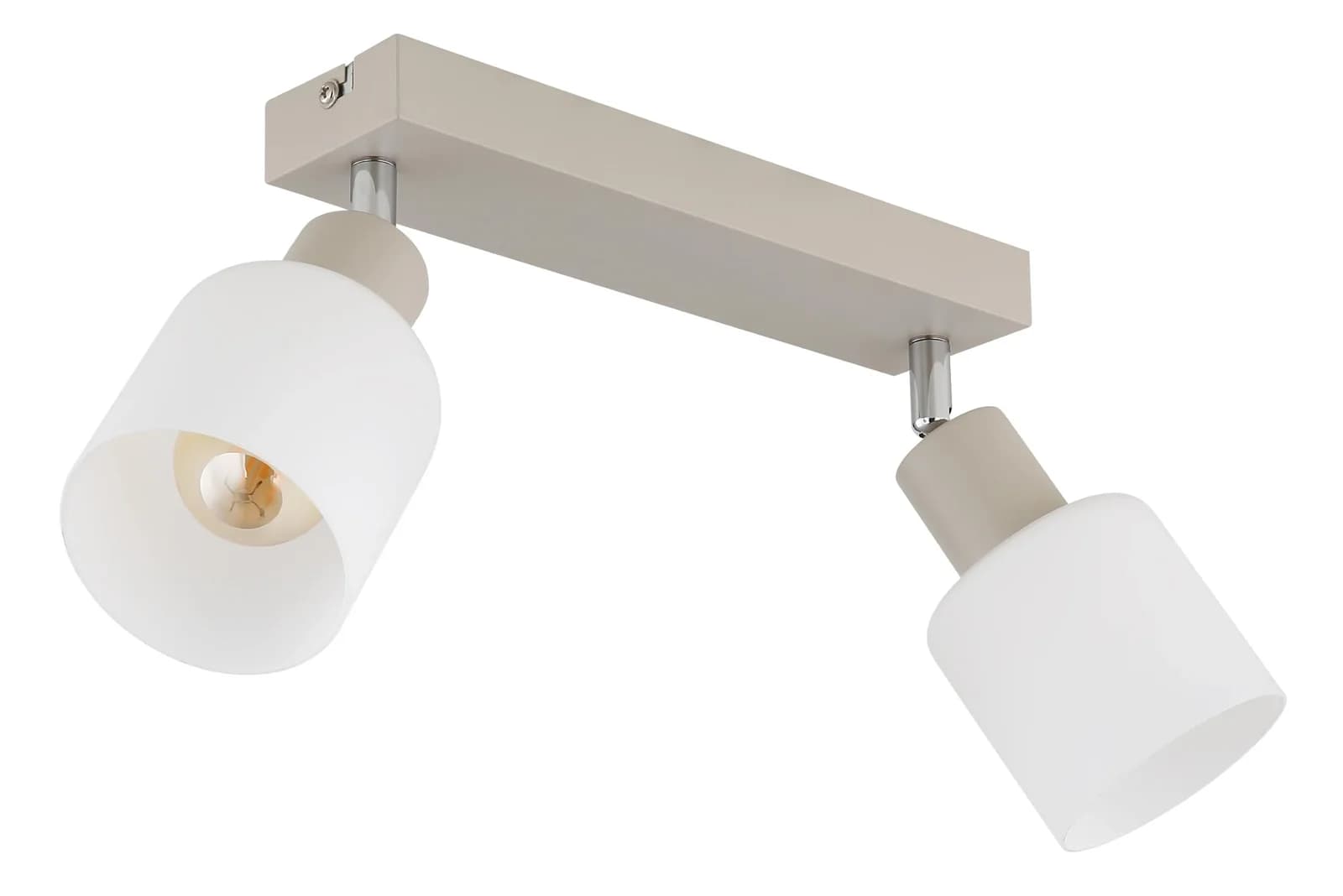 Strahler TRENT Deckenleuchte Beige Metall