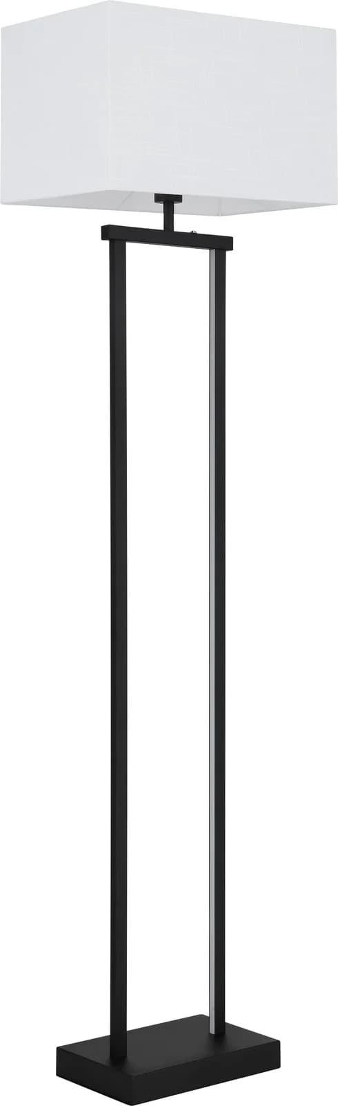 NOWA Stehlampe SYDNEY Schwarz Matt Metall LED E27 Dimmbar
