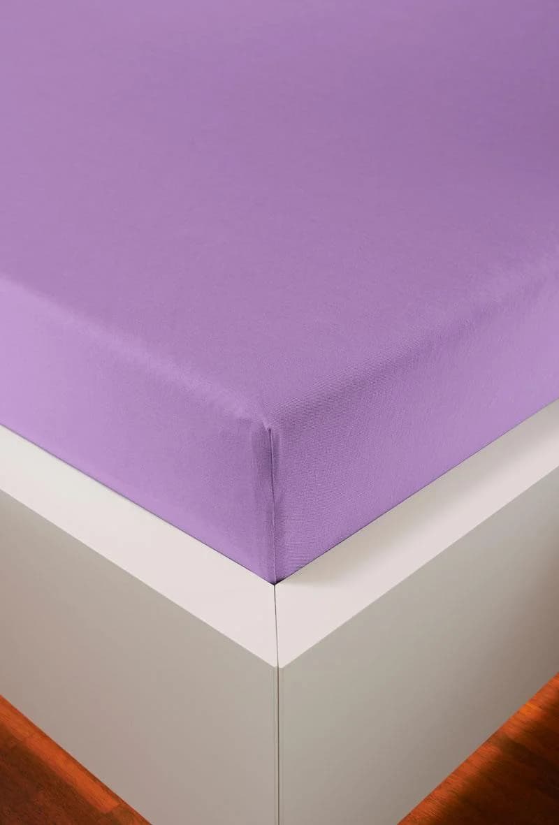 Spannbettlaken HEFEL Lavendel Jersey 90-120x190-220