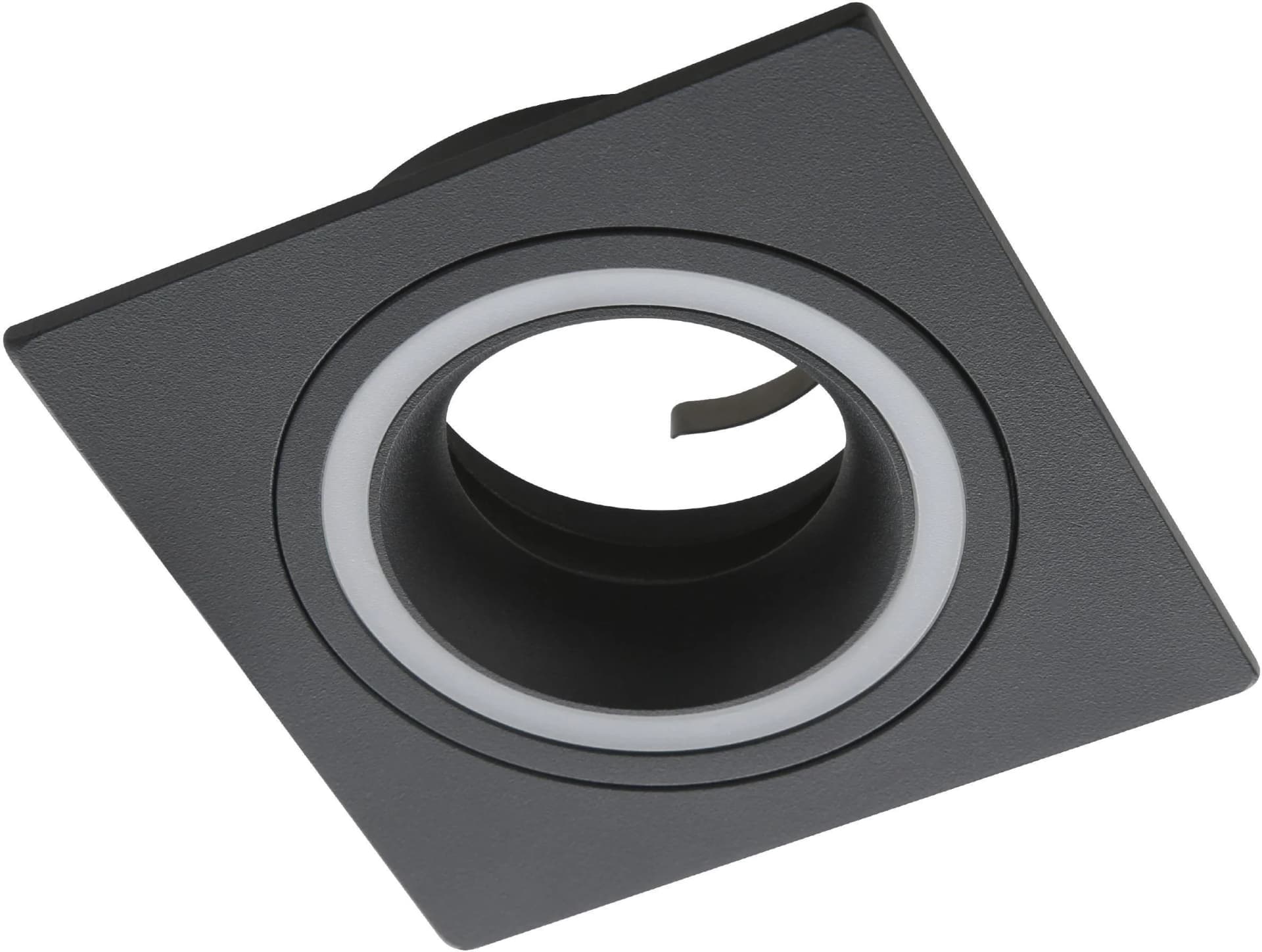 EGLO Deckeneinbaustrahler CAROSSO Schwarz Aluminium GU10