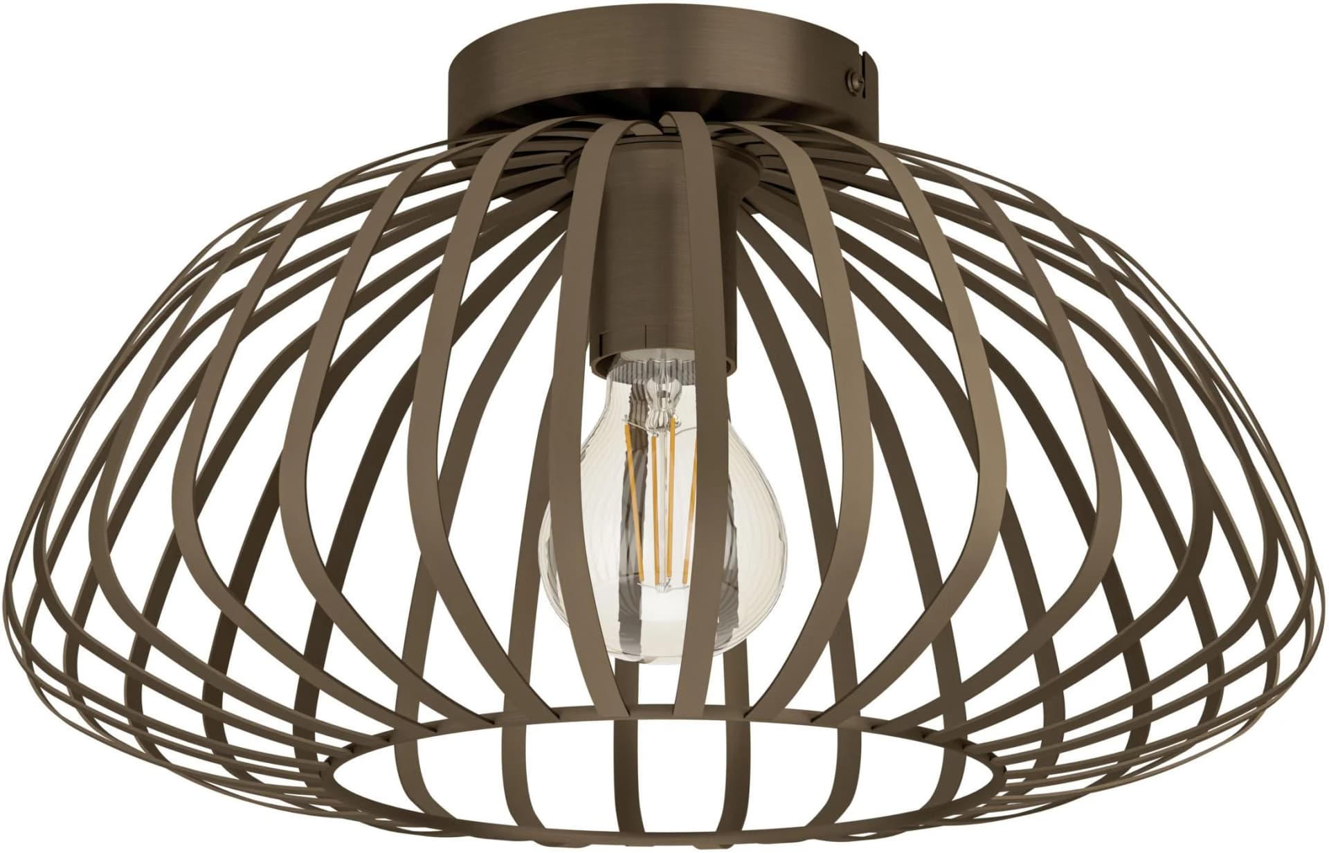 EGLO LED Deckenleuchte ESPINAL - Bronze, Stahl, E27