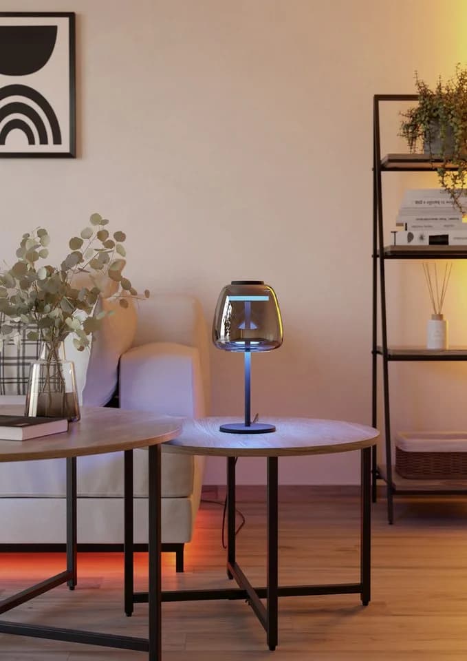 EGLO connect LED-Tischleuchte Alfero-Z RGB CCT Schwarz
