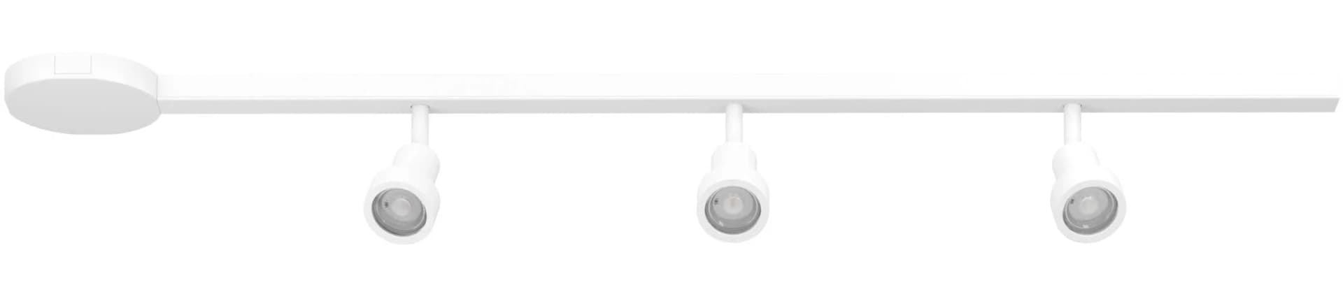 EGLO LED Deckenleuchte EASYT SET 3 SPOTS System - Alu, Kunststoff - GU10 - 3X10W - IP20