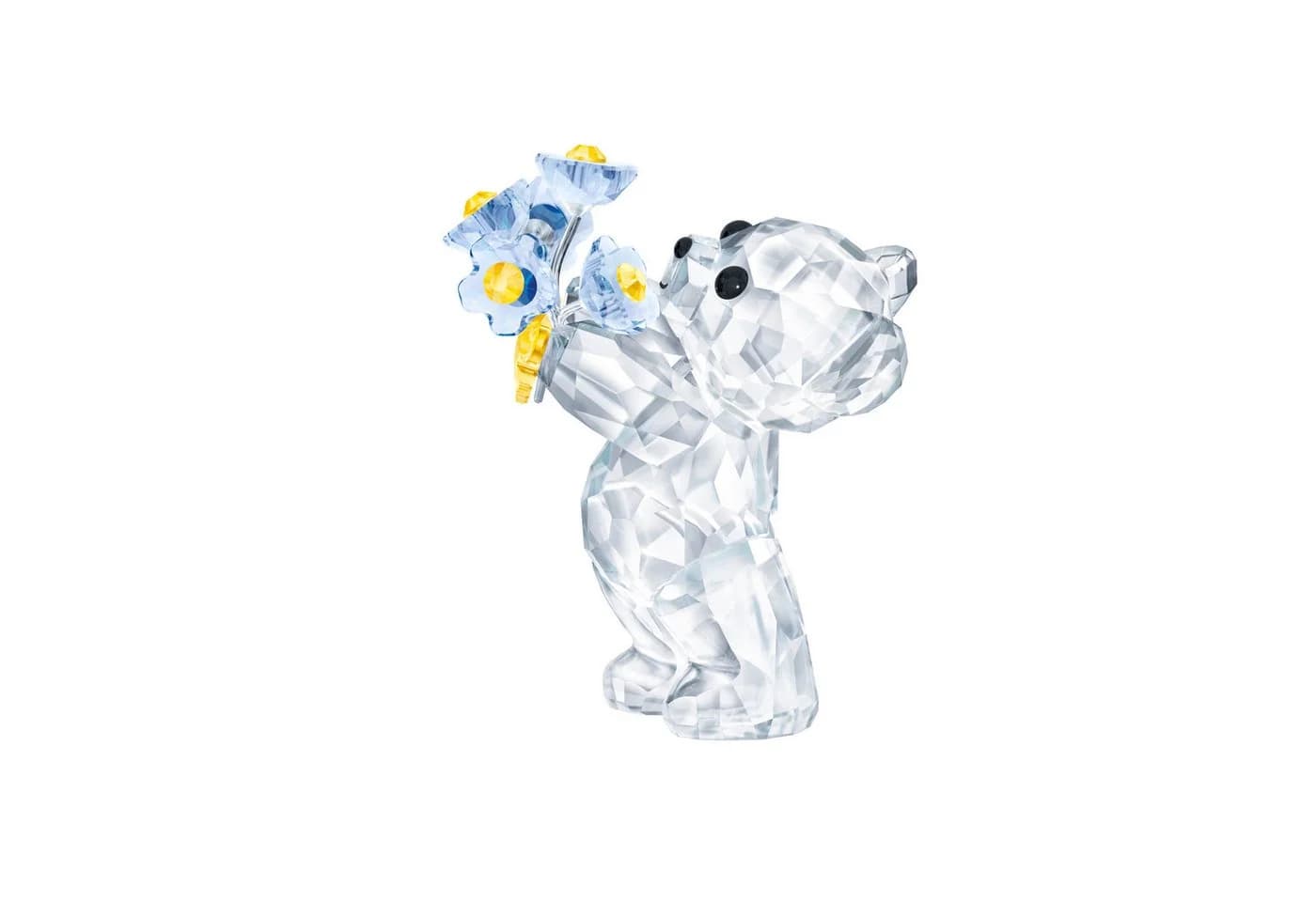 Swarovski Dekofigur Kris Bär Vergissmeinnicht 1 St Swarovski® Kristall
