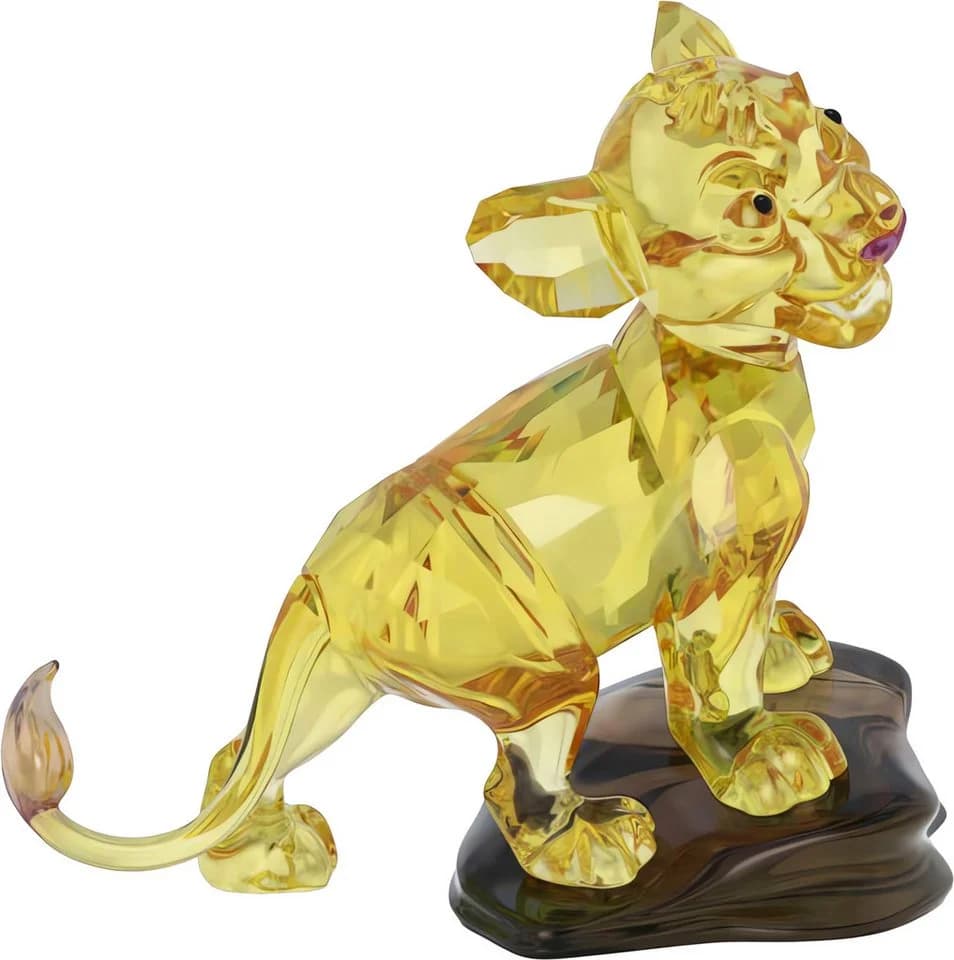 Swarovski Dekofigur Simba The Lion King Kristall Gold