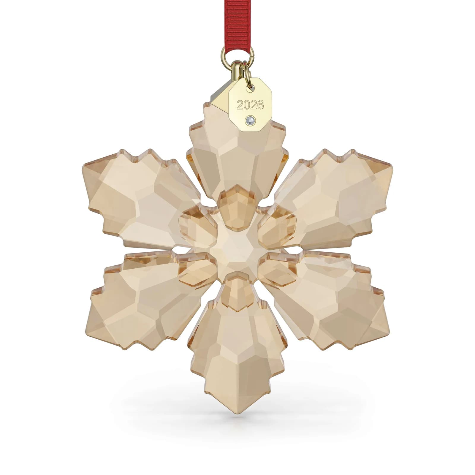 Swarovski Dekohänger Annual Edition 2026 Kristallfigur gold-rot