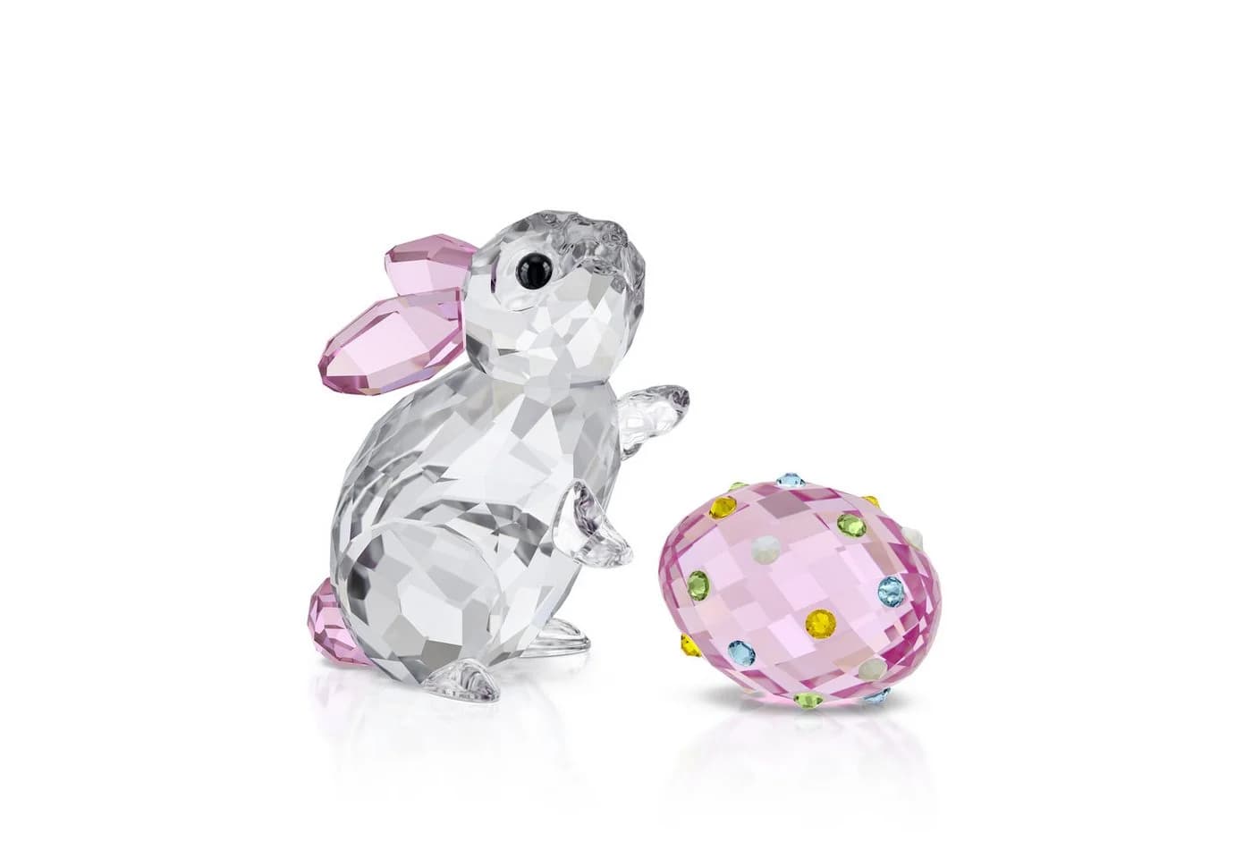 Swarovski Kristallfigur Sammelfigur IDYLLIA EASTER EGG AND RABBIT 2 St