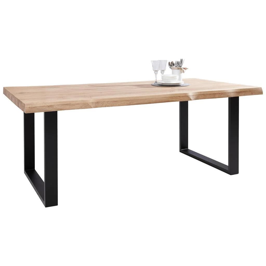 Landscape Esstisch Wildeiche Massiv U-Form