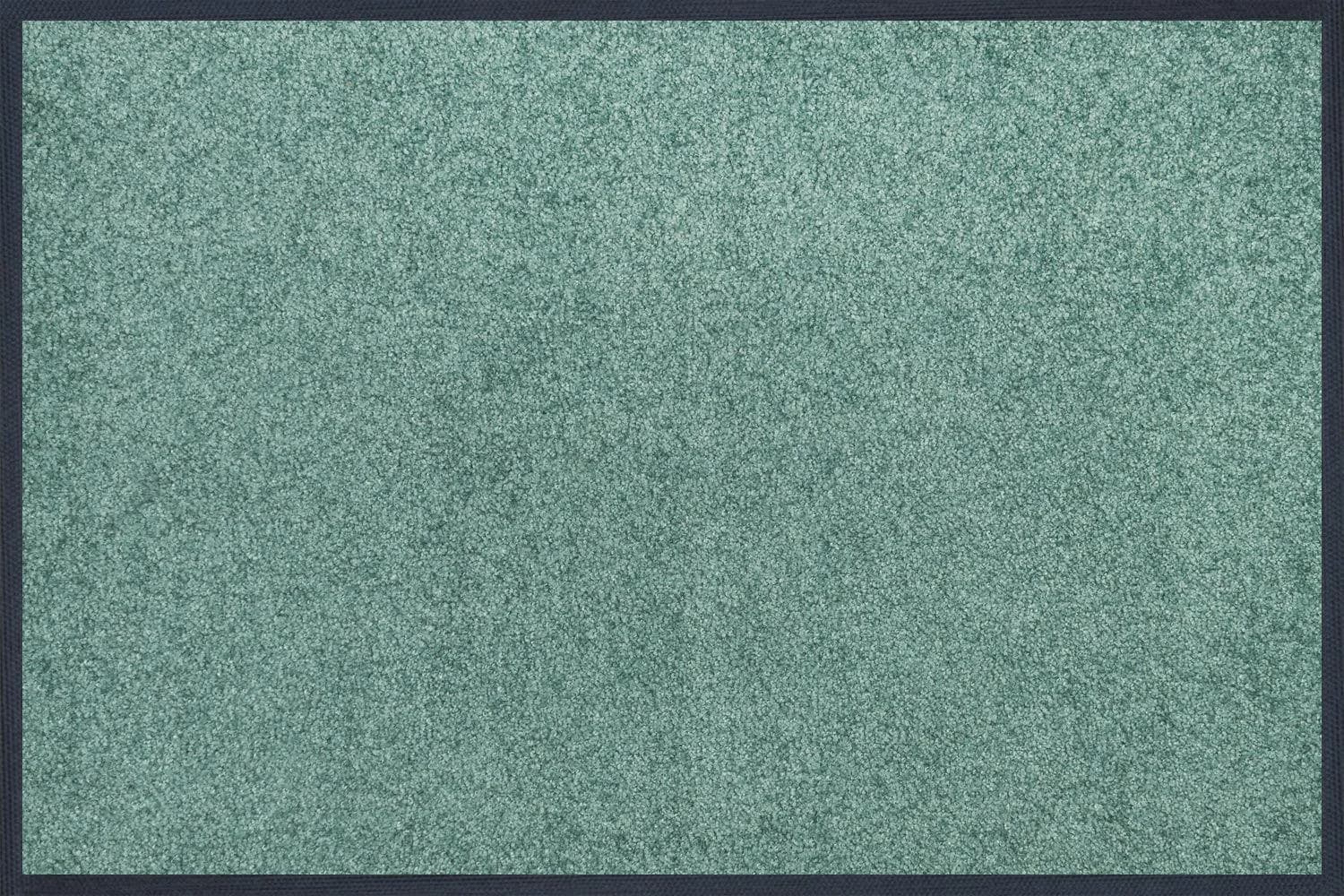 KLEEN-TEX Fußmatte TC_Salvia Green - Grün, Polyamid, Waschen & Trocknen