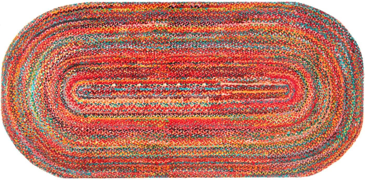 wash+dry by Kleen-Tex Fußmatte Wovells Bunt Oval