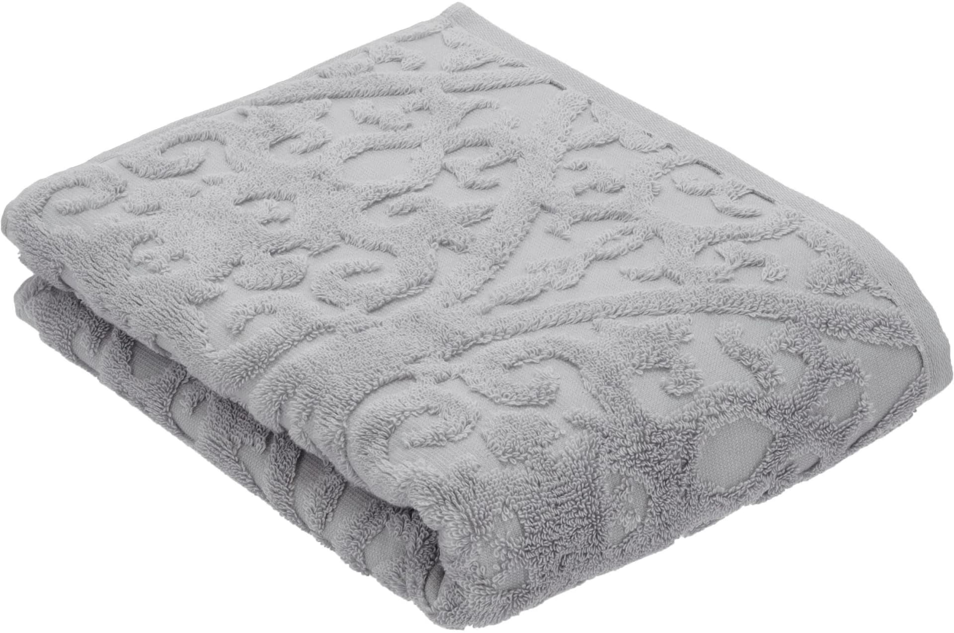 VOSSEN Fidelio Badetuch Grau 100% Baumwolle Walkfrottier