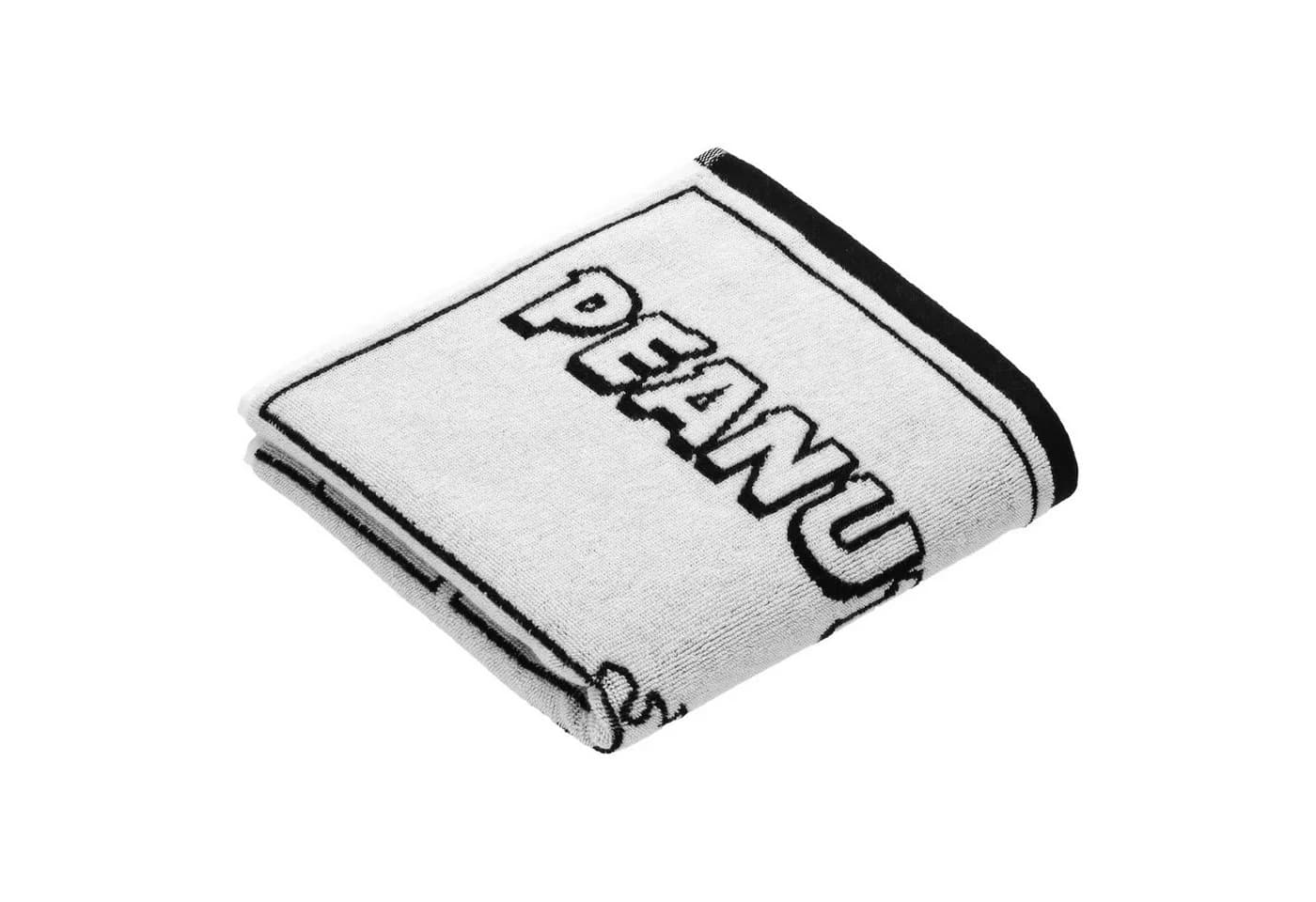 Vossen Handtücher PEANUTS Moments Frottier 100% Baumwolle Schwarz-Weiß
