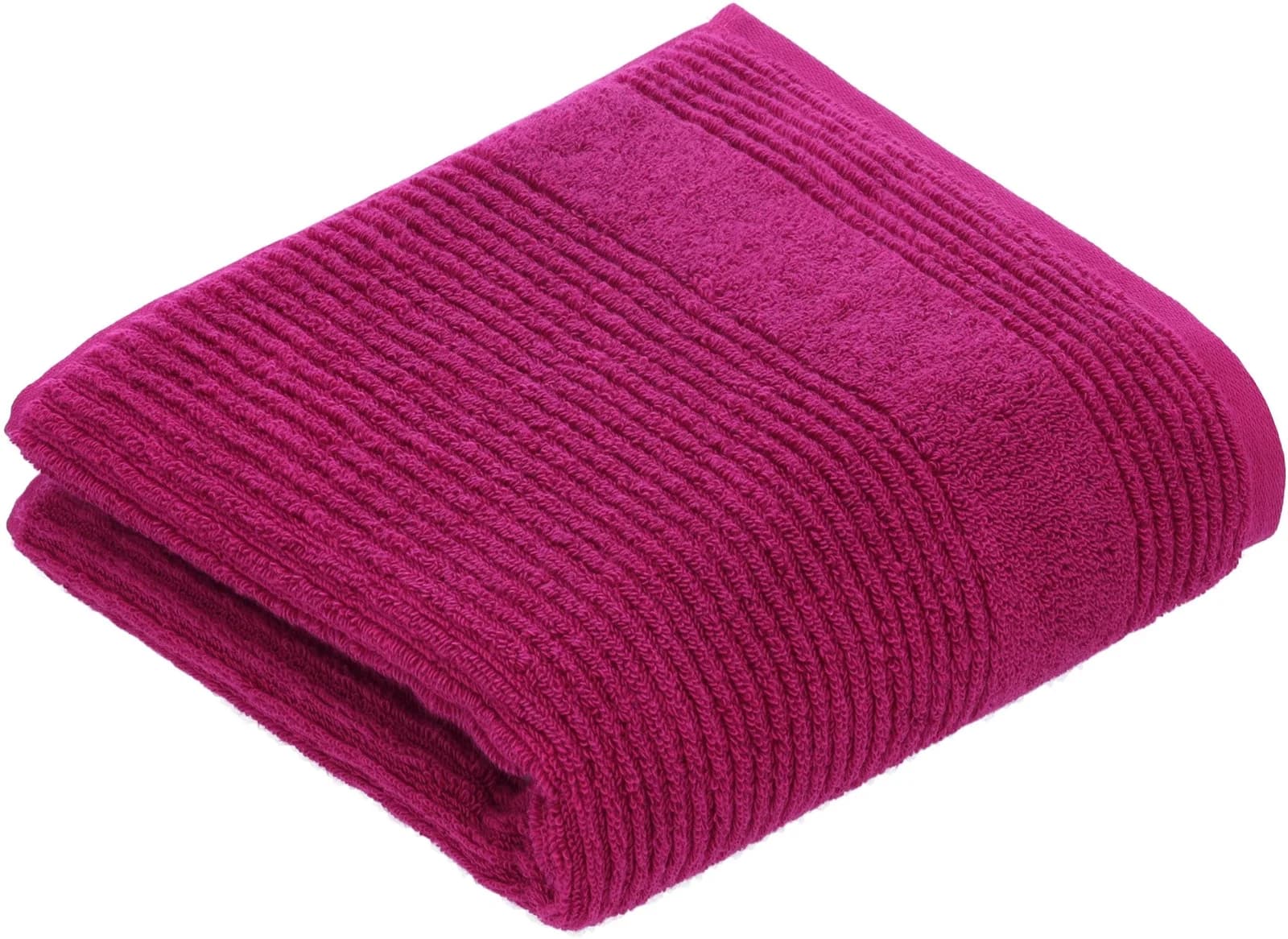 VOSSEN Handtuch Tomorrow Cranberry 50x100 cm Baumwolle