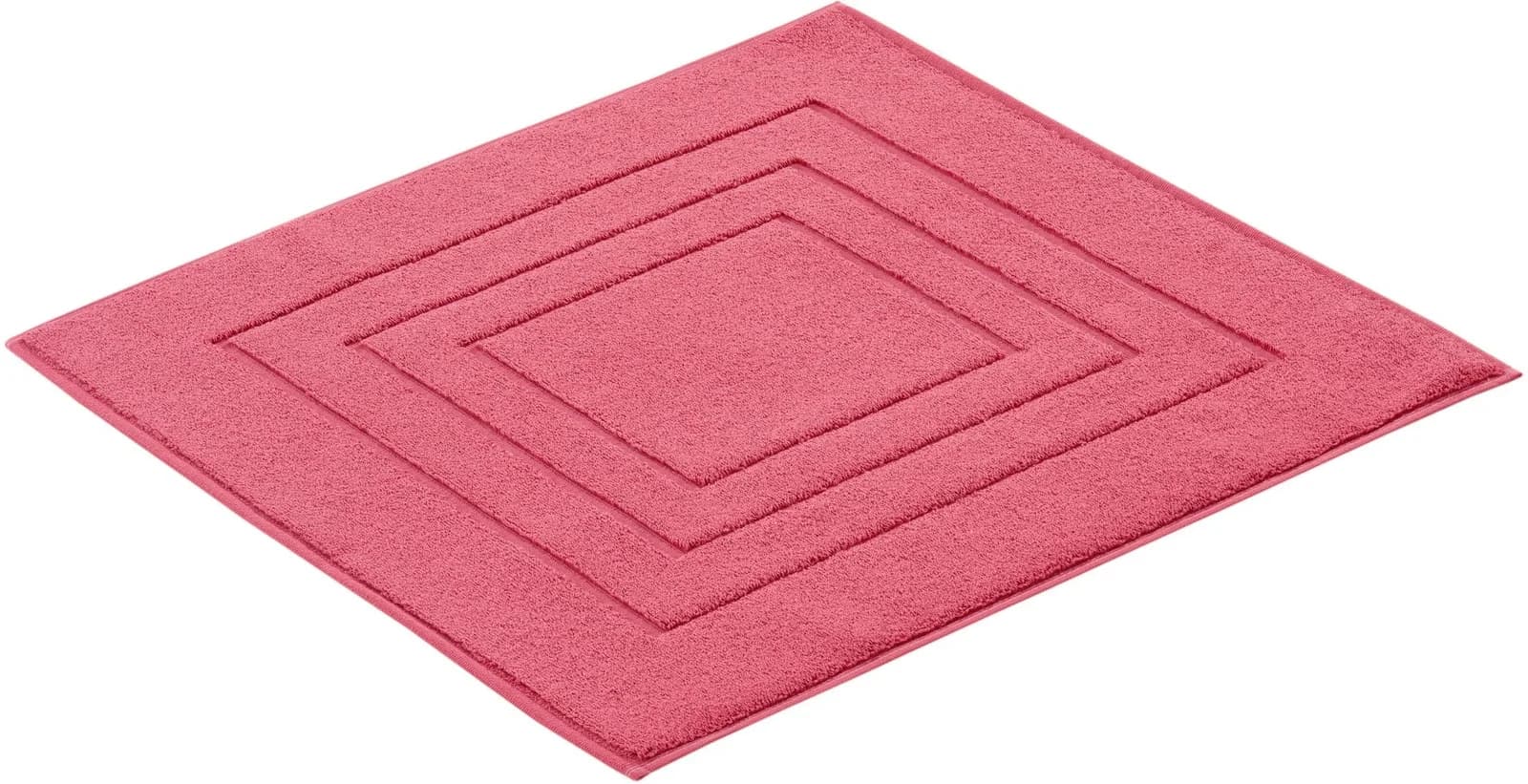 VOSSEN Badematte Feeling Marone 100% Baumwolle Hoch-Tief-Effekt