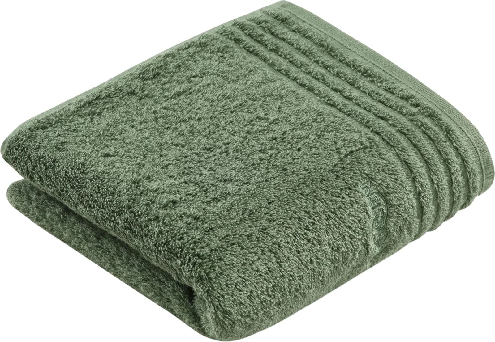 VOSSEN Handtuch Vienna Style Supersoft Evergrün 50x100 cm Baumwolle