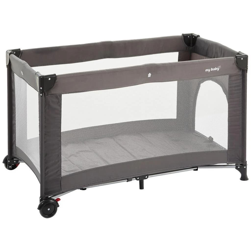 My Baby Lou Reisebett Dunkelgrau Metall & Textil