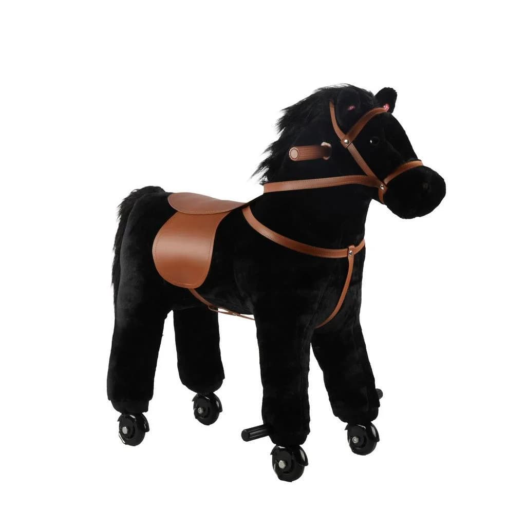 My Baby Lou Reitpferd Schwarz Dunkelbraun Metall Kunststoff Textil