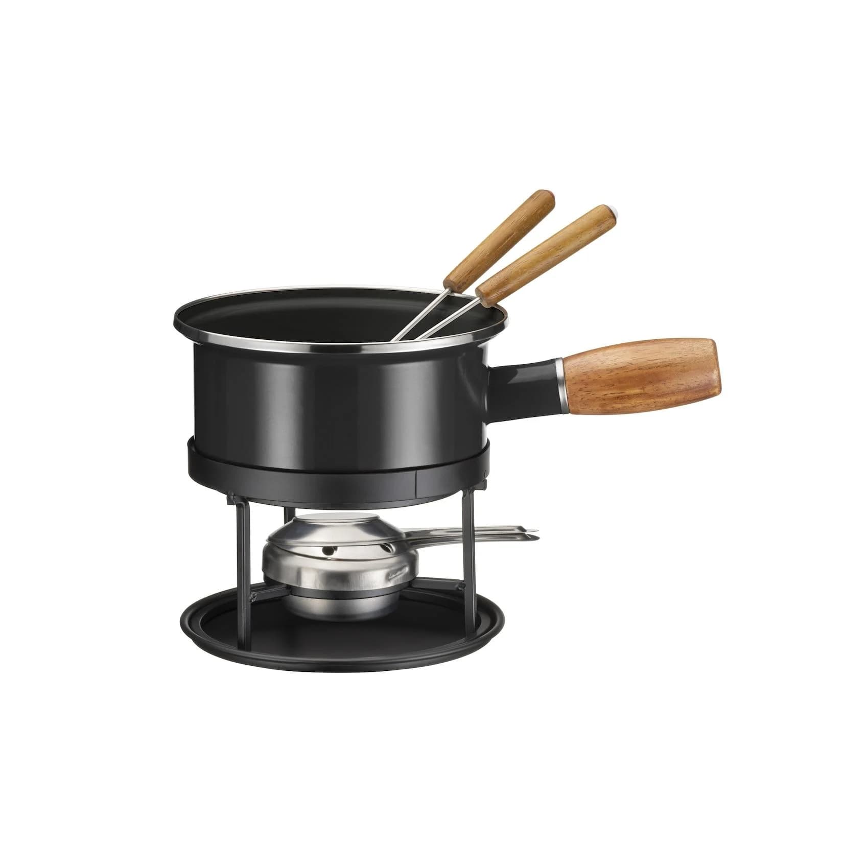 Mäser Käsefondue Set Edelstahl Schwarz
