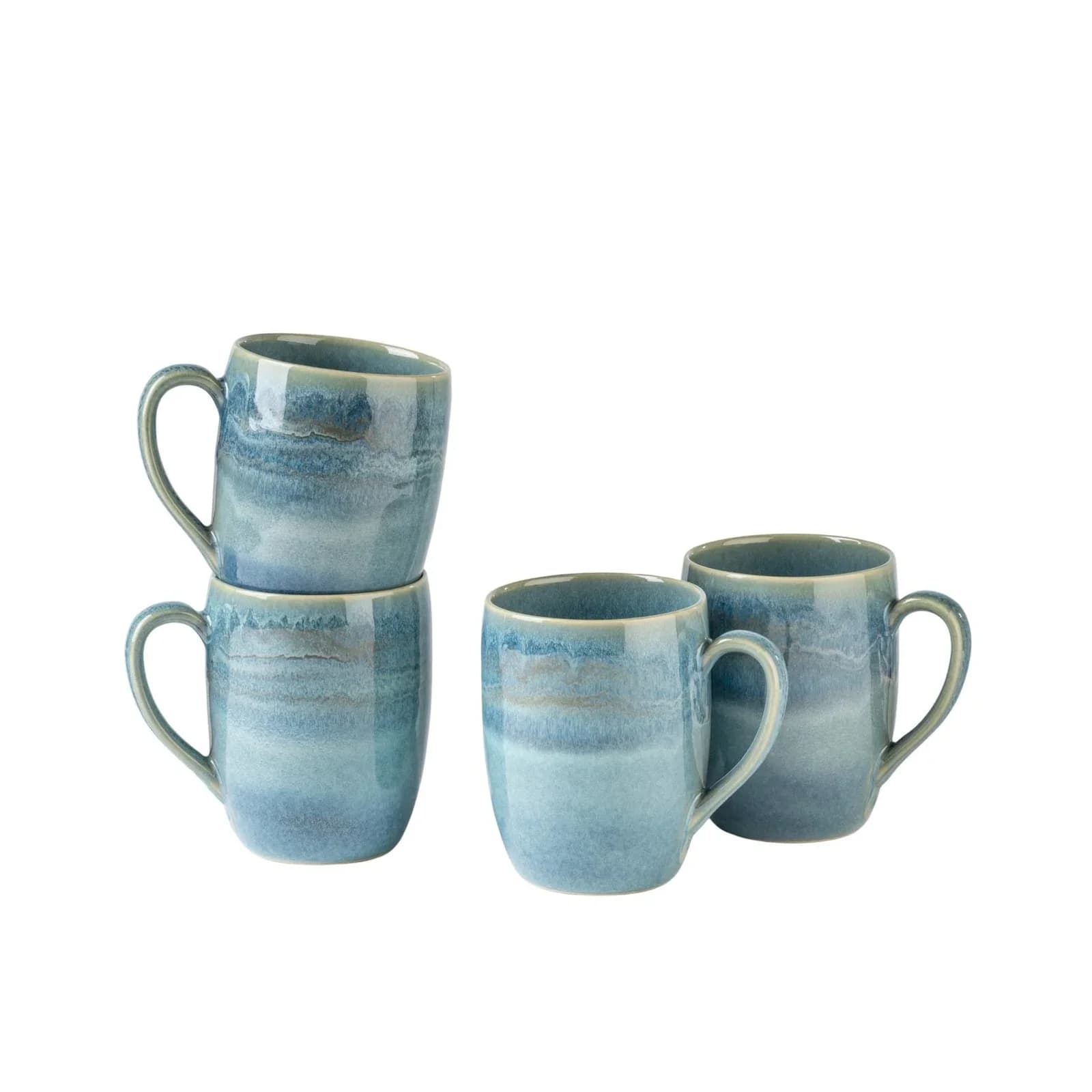 Gipfelstück Kaffeebecher-Set Steinzeug Tiefer See