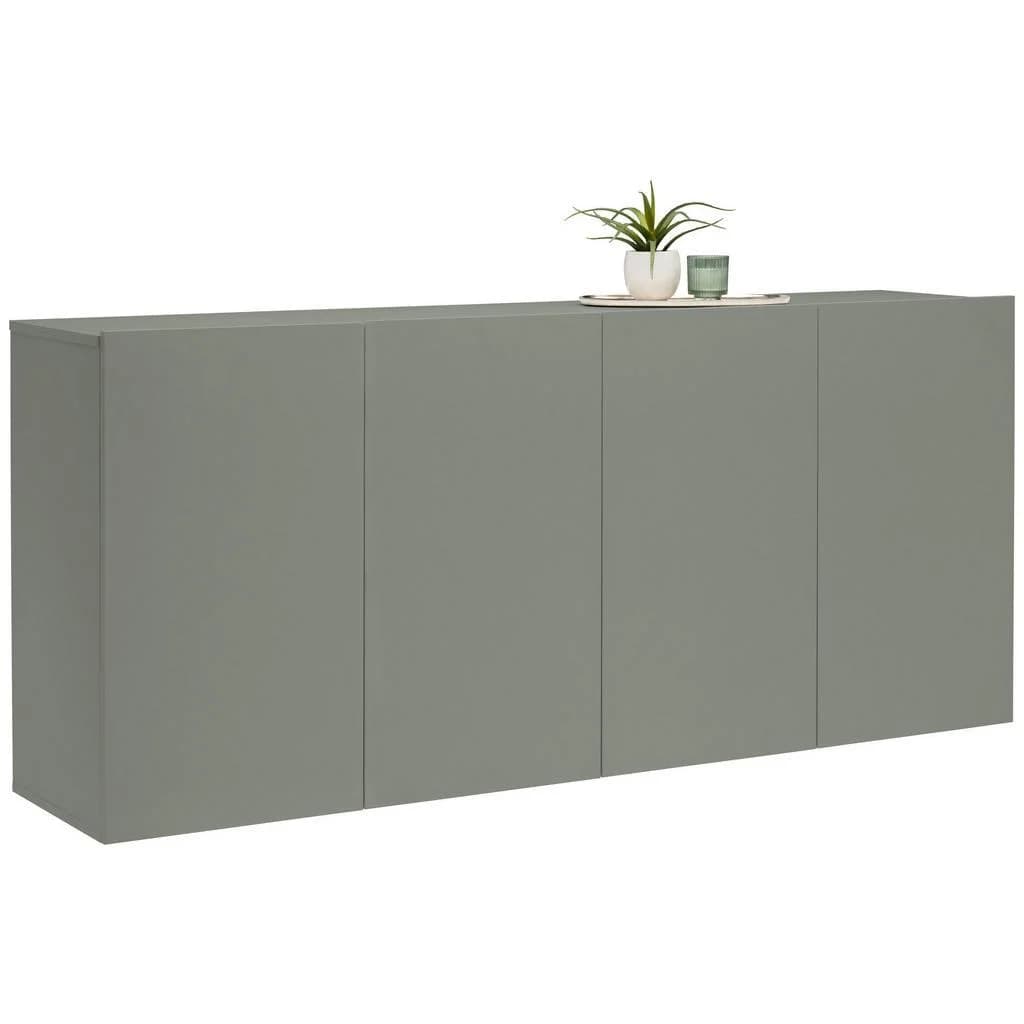 Hom'in Sideboard Grün Holzwerkstoff 6 Fächer