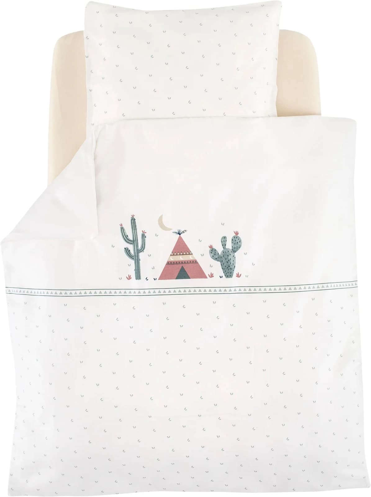 Träumeland Babybettwäsche Jersey Kaktusdesign 80x80 cm