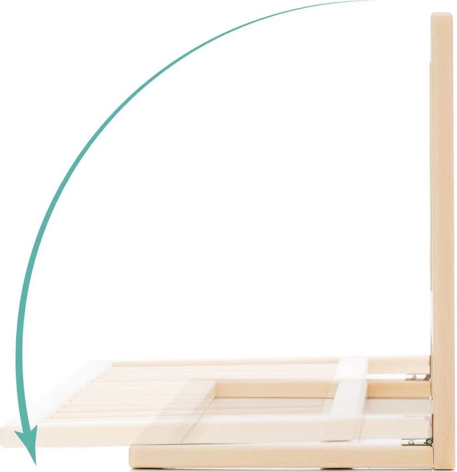 FILLIKID Bettschutzgitter Lilly Natur Massivholz 140 cm