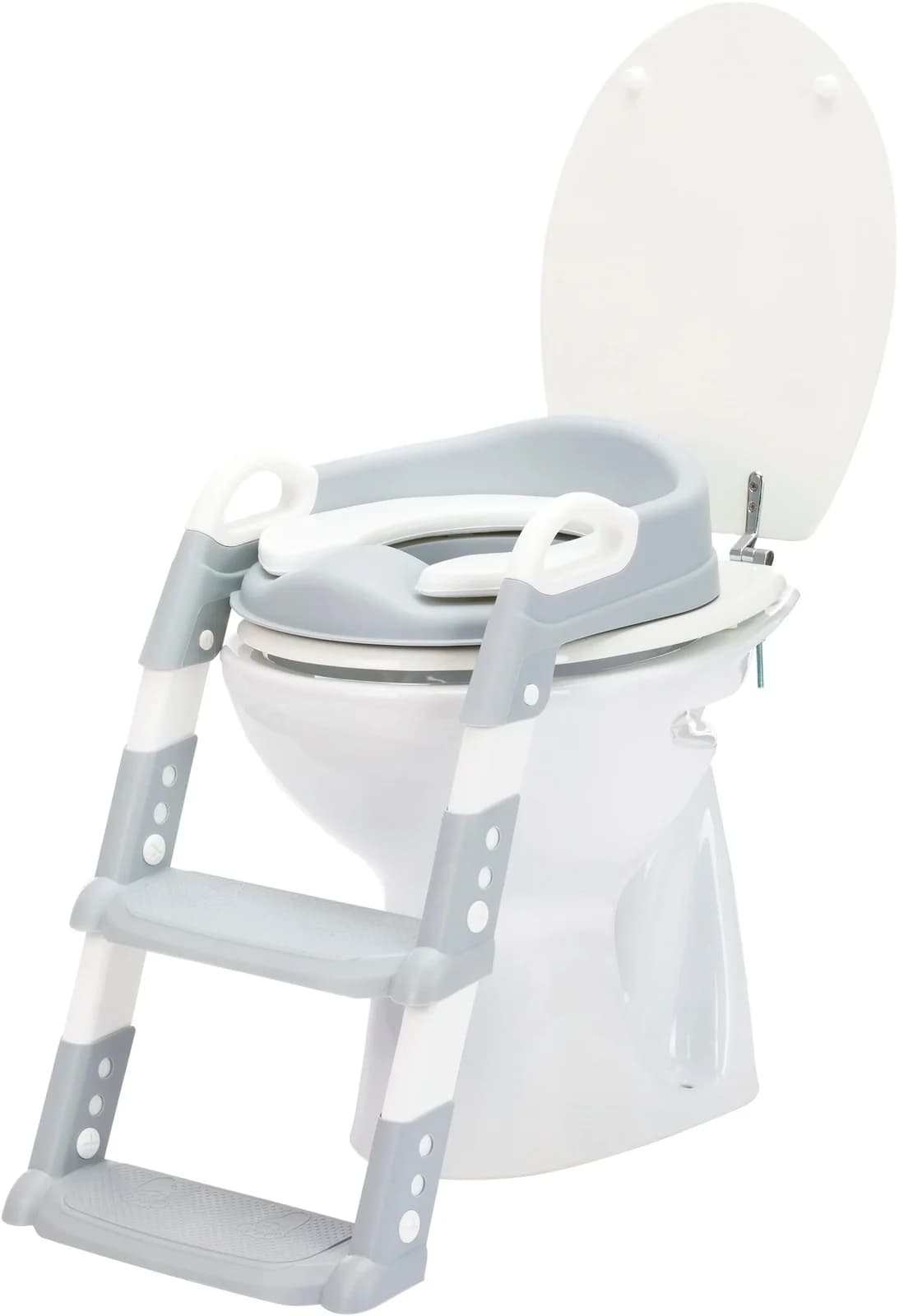 FILLIKID Toilettentrainer "Ben" grau/weiß höhenverstellbar