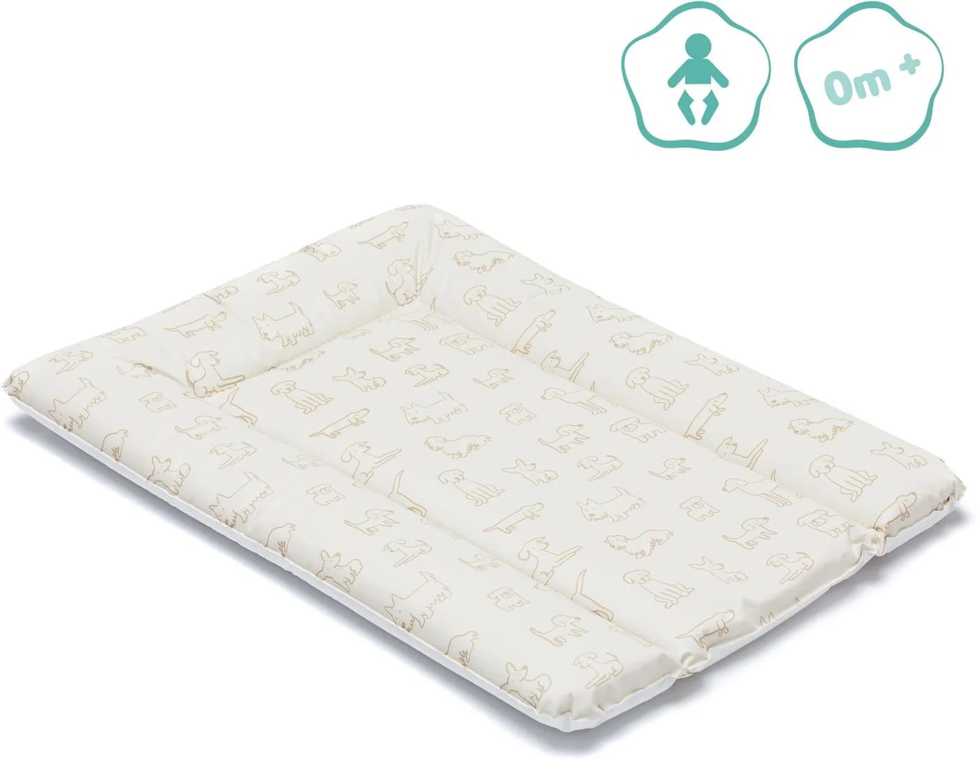 Fillikid Wickelauflage Softy Beige PVC-Folie