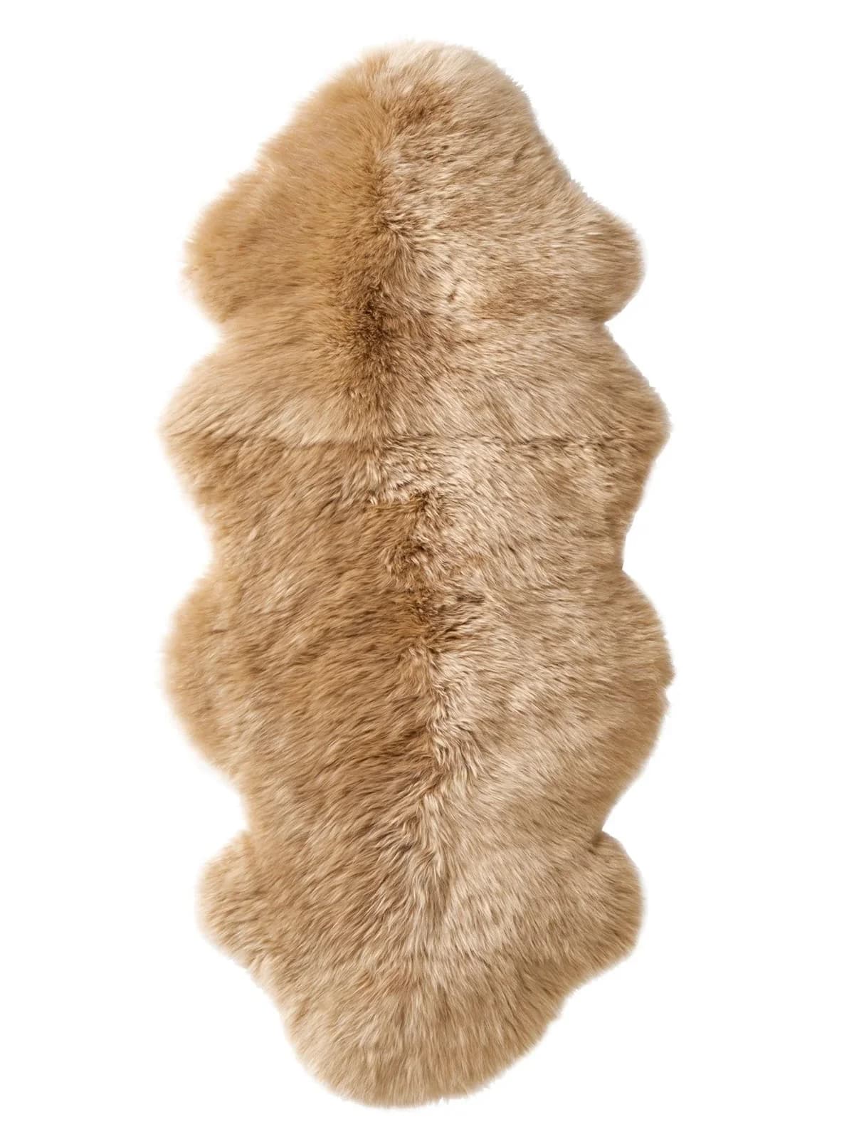 HEINE HOME Lammfell-Teppich Camel 68x100 cm