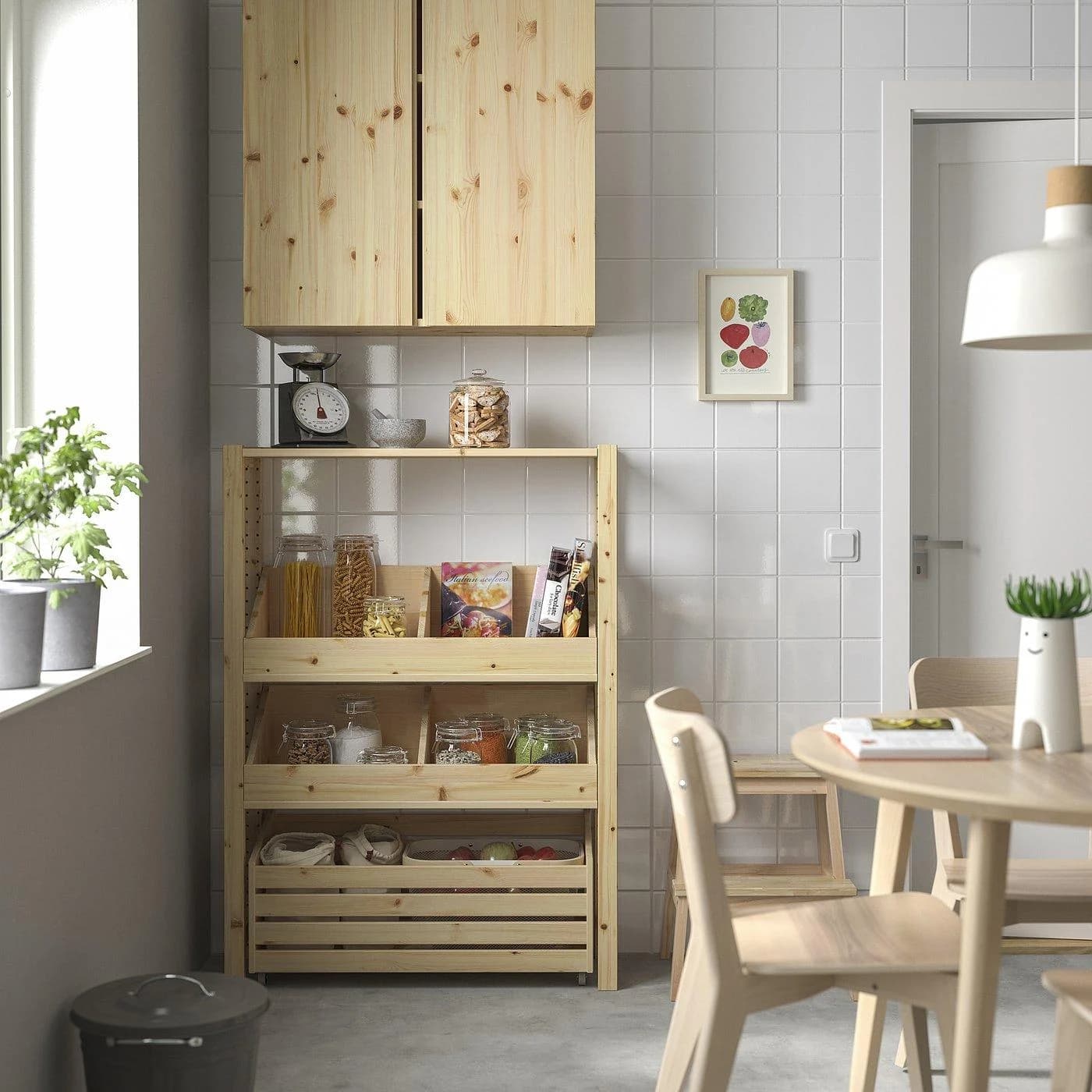 IKEA IVAR Regal mit Kästen Kiefer