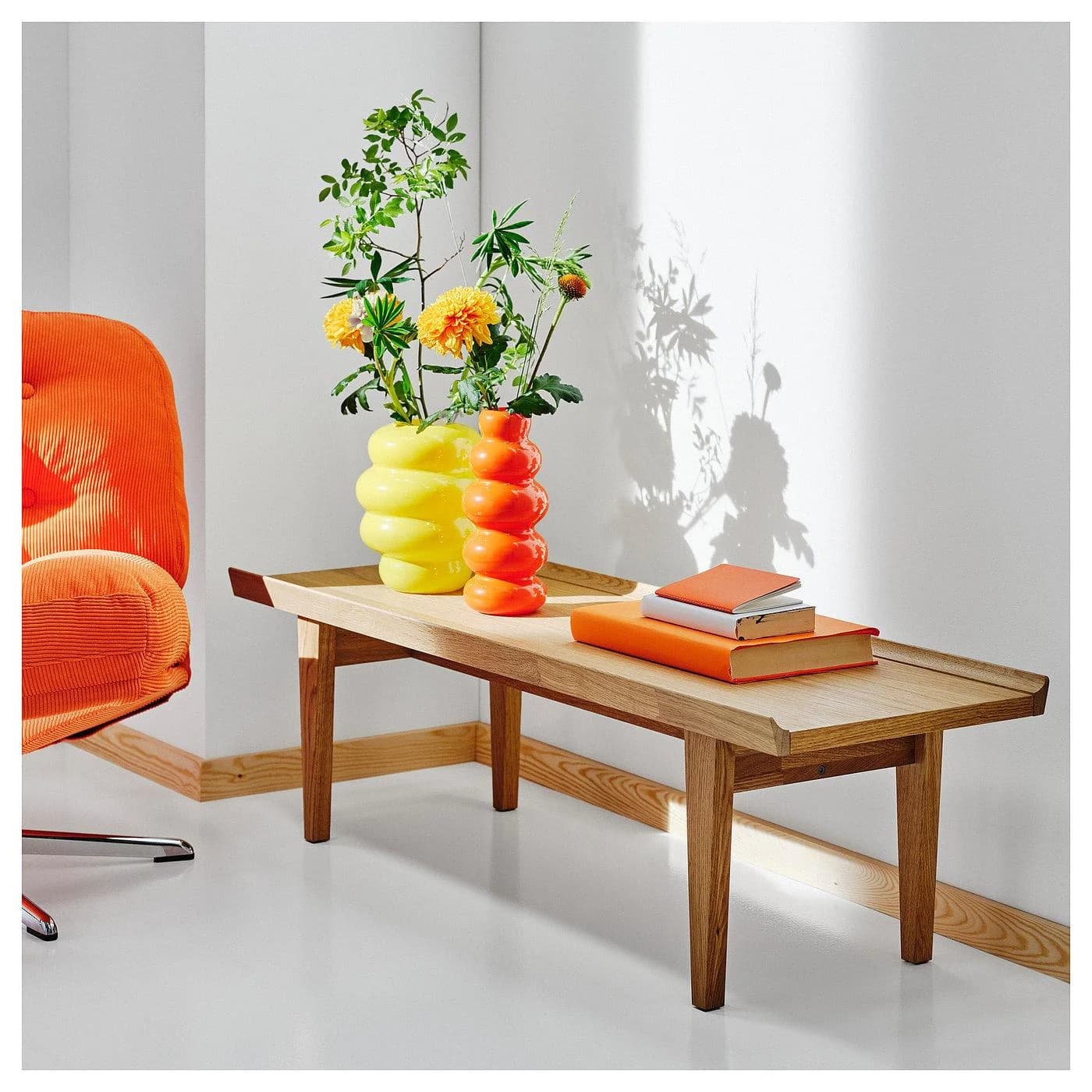 IKEA GUTTANE Couchtisch Eiche Braun