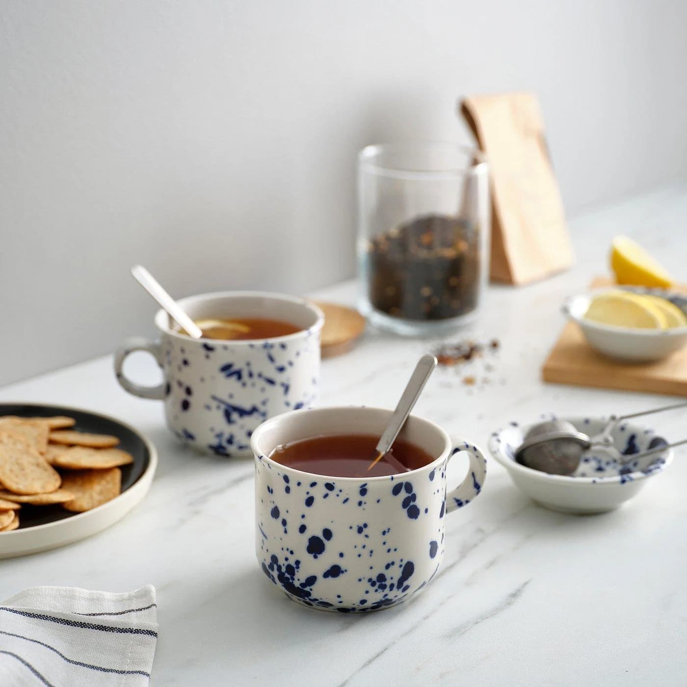 IKEA SILVERSIDA Becher Blau Modernes Design