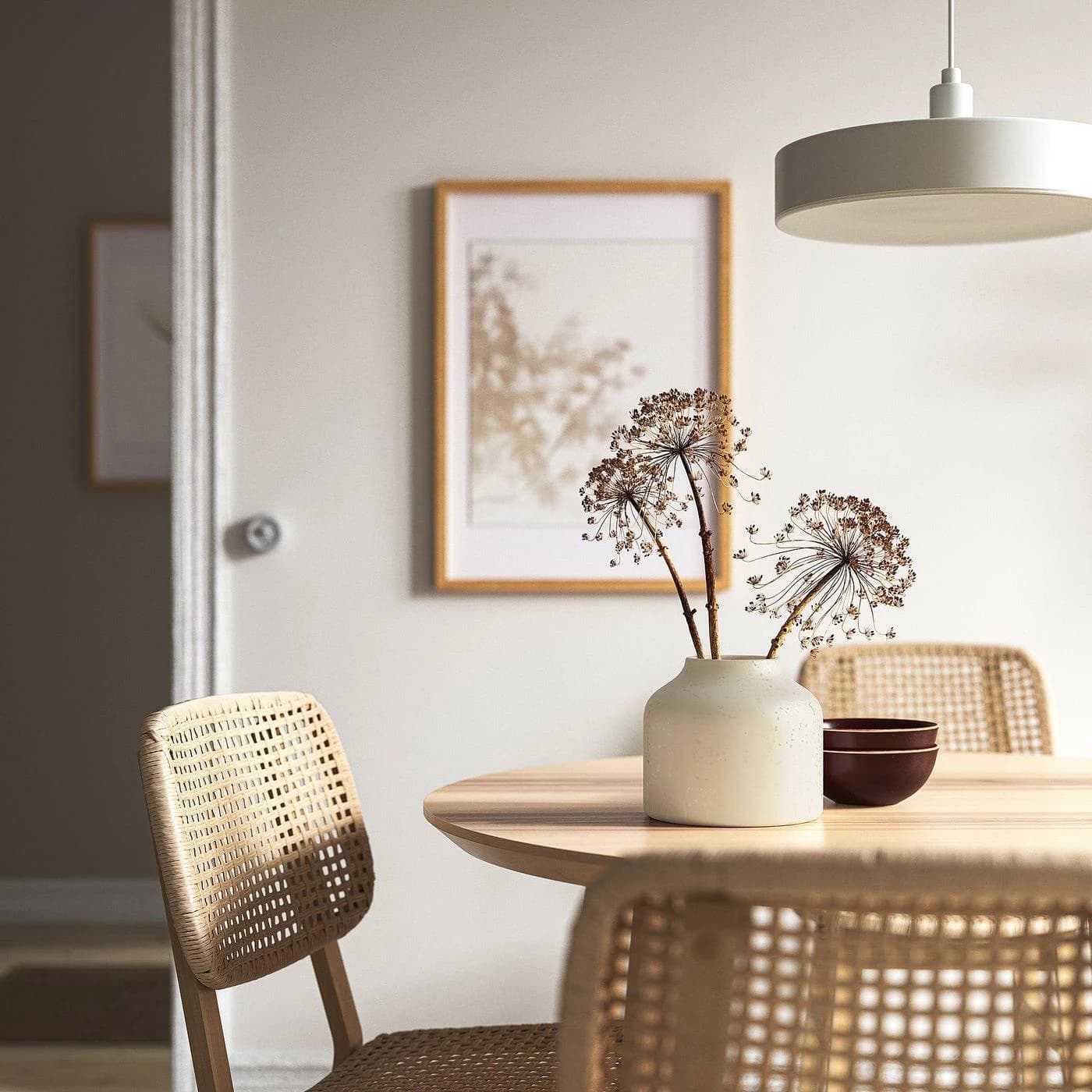 IKEA BLODBJÖRK Vase Beige Steinzeug