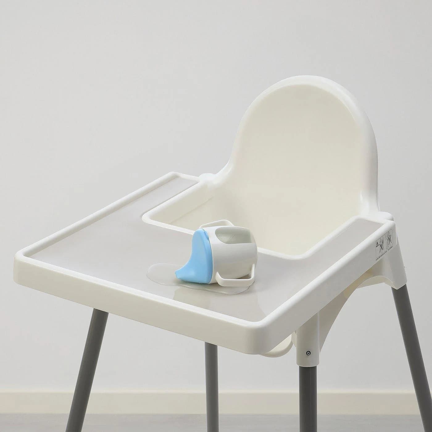 IKEA ANTILOP Unterlage für Tablett Grau Silikon
